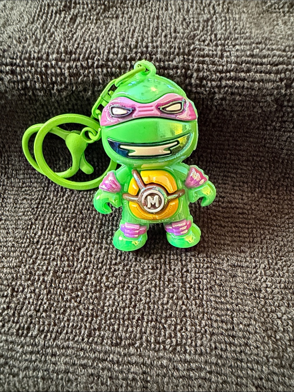 Green M Turtle Keychain Figure Toy - Kids Toys
